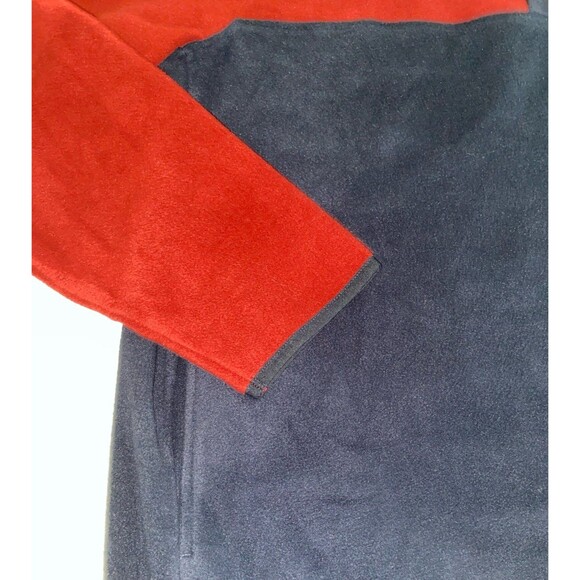 Land's End Men's Fleece Collar Long Sleeve Quarter Snap Button Up Jacket - Large - Picture 4 of 6